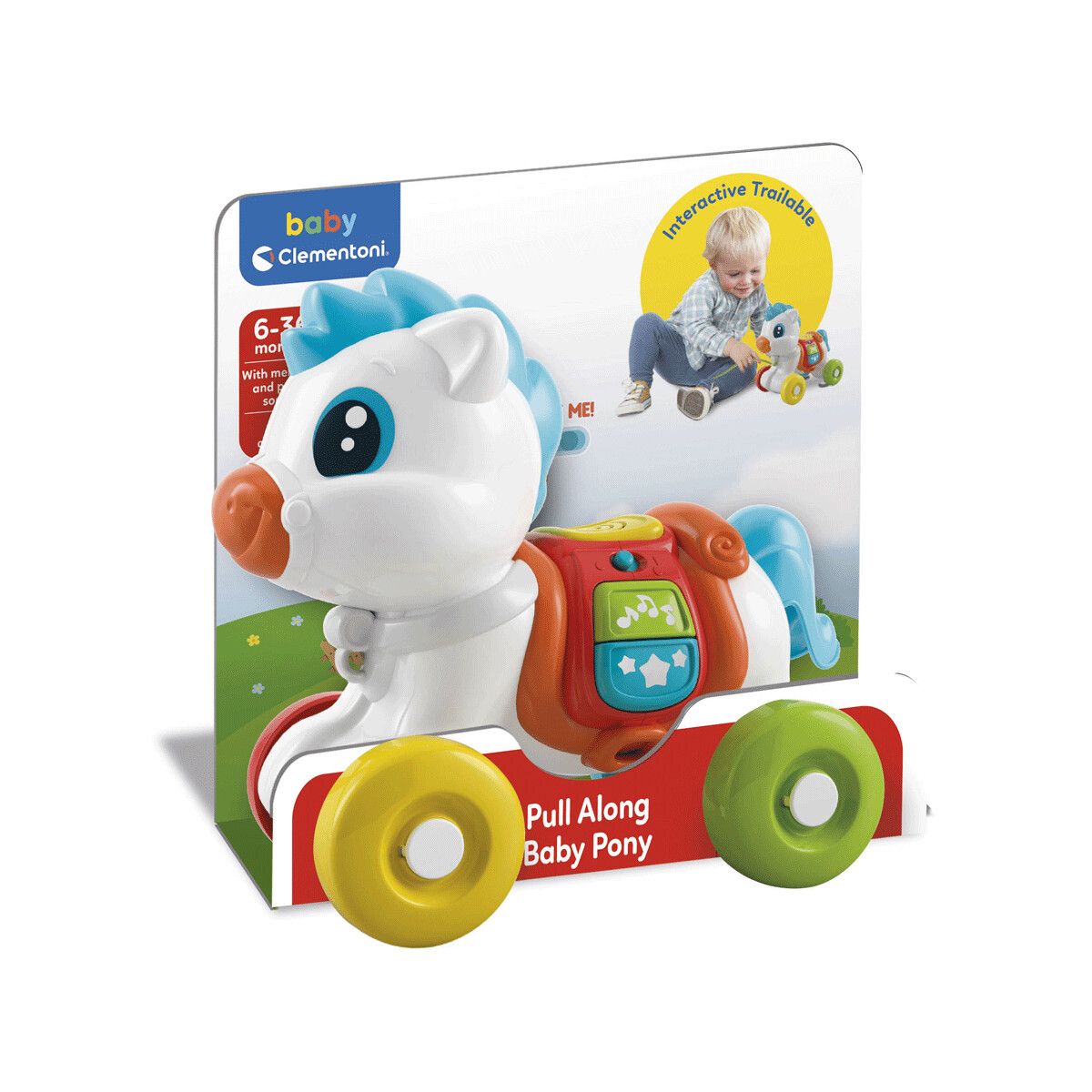 Clementoni - 17776 - babyclem baby pony trainabile - BABY CLEMENTONI
