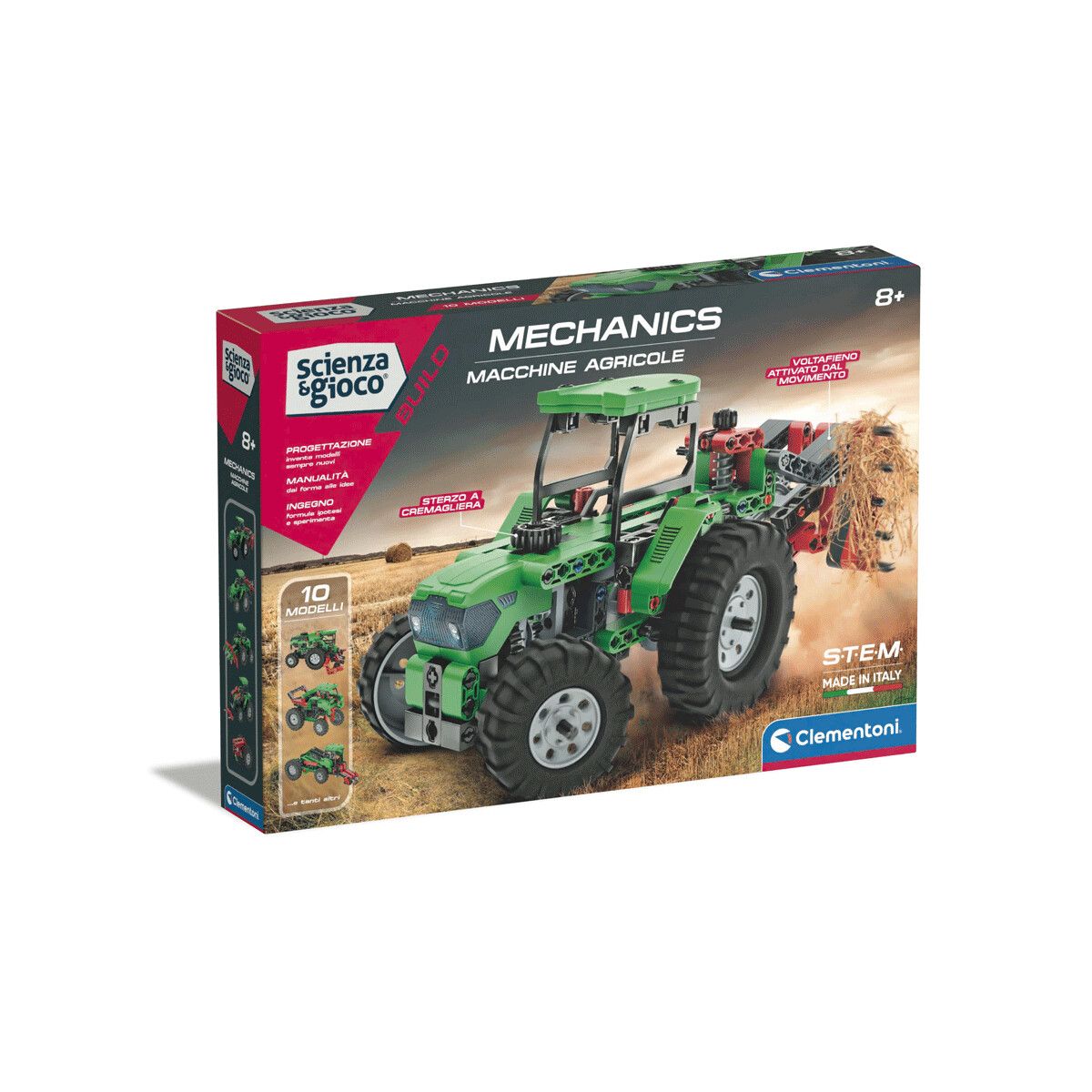 Clementoni - 19327 - macchine agricole - kit scientifico - CLEMENTONI, Scienza e Gioco