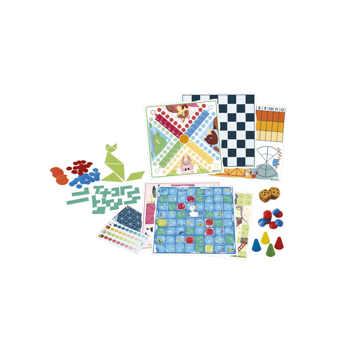Clementoni - 12941 - 50 giochi riuniti per famiglia - CLEMENTONI