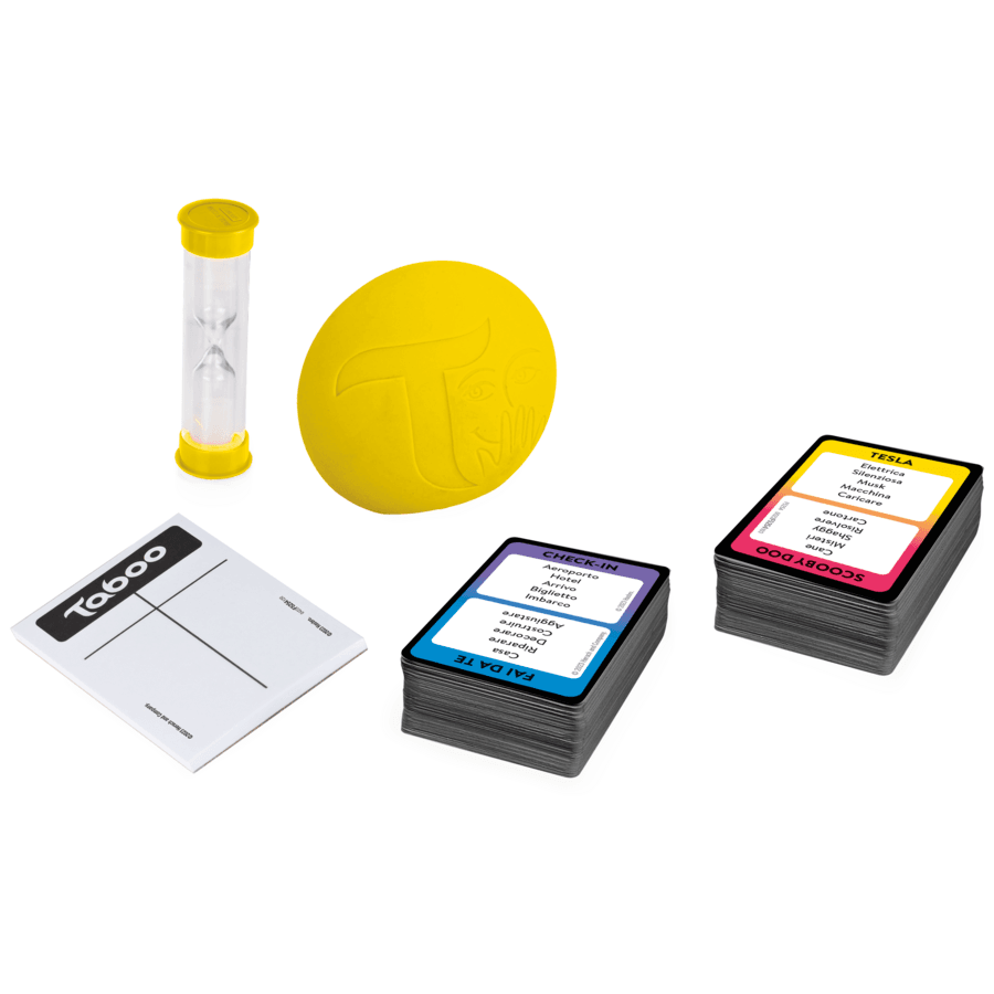 Taboo, gioco da tavolo, giochi con parole da indovinare per adulti e adolescenti dai 13 anni in su, giochi per le feste per 4 o più giocatori - HASBRO GAMING