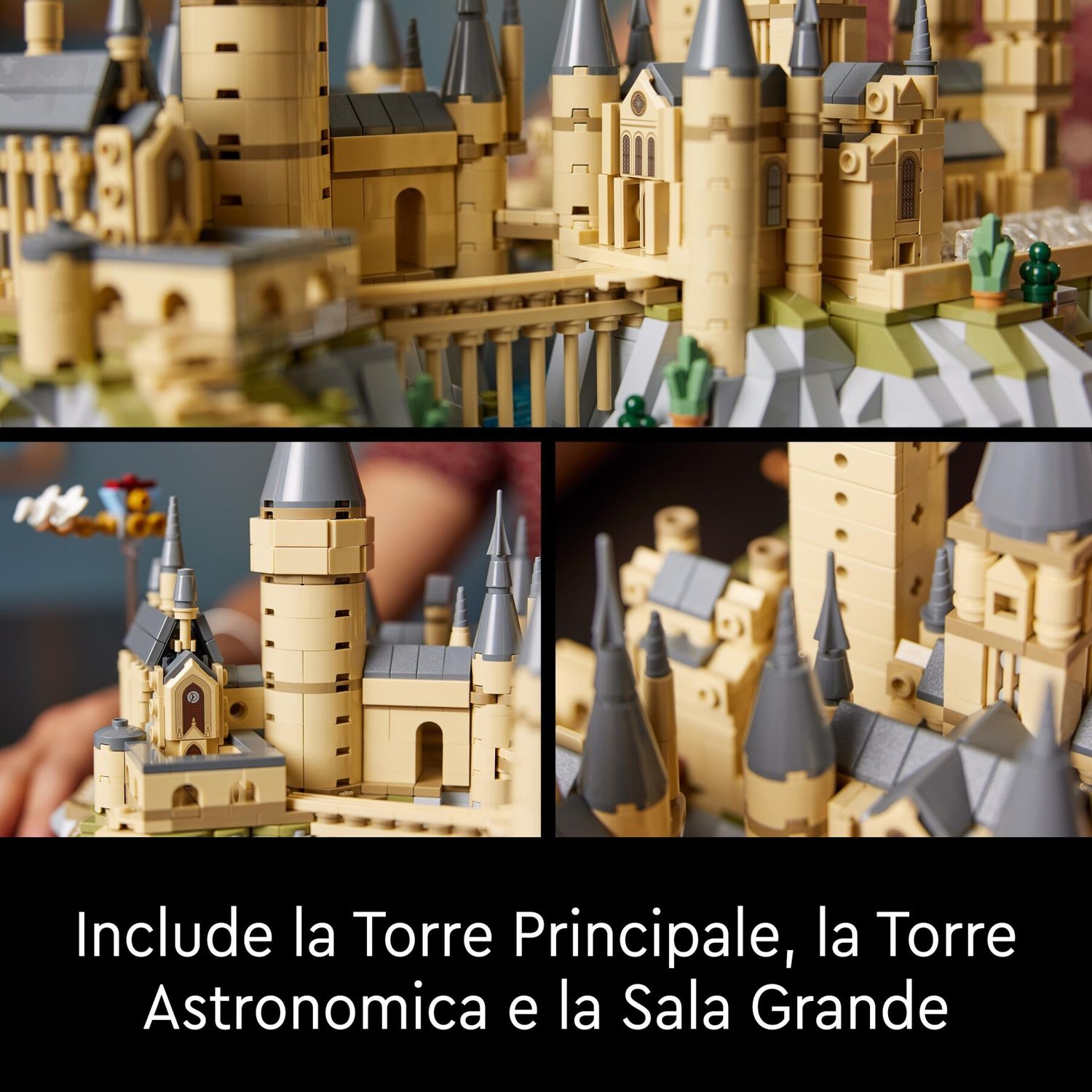 Lego harry potter 76419 castello e parco di hogwarts, grande set con torre dell'astronomia, sala grande e camera dei segreti - LEGO® Harry Potter™, Lego