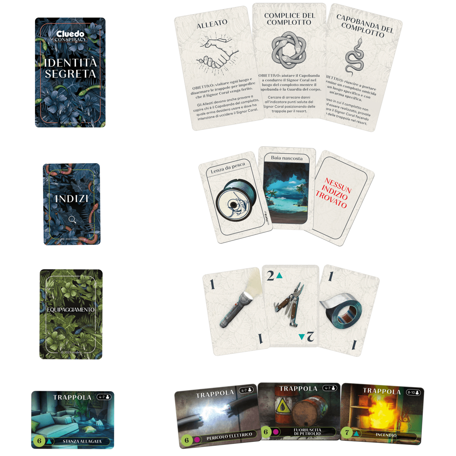 Cluedo conspiracy, gioco da tavolo per adulti e ragazzi, dai 14 anni in su, gioco di strategia con identità segrete, per 4-10 giocatori - HASBRO GAMING