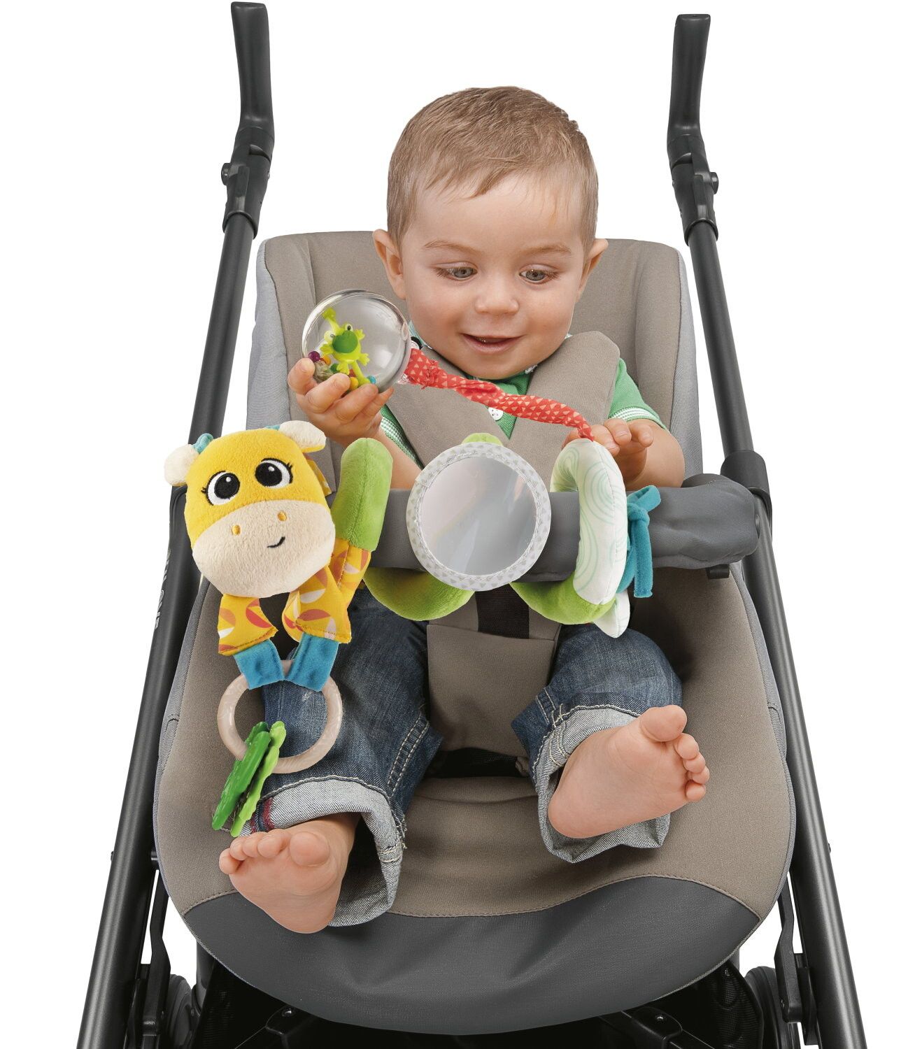 Chicco - fune passeggio mrs giraffa, baby sense&focus - Chicco