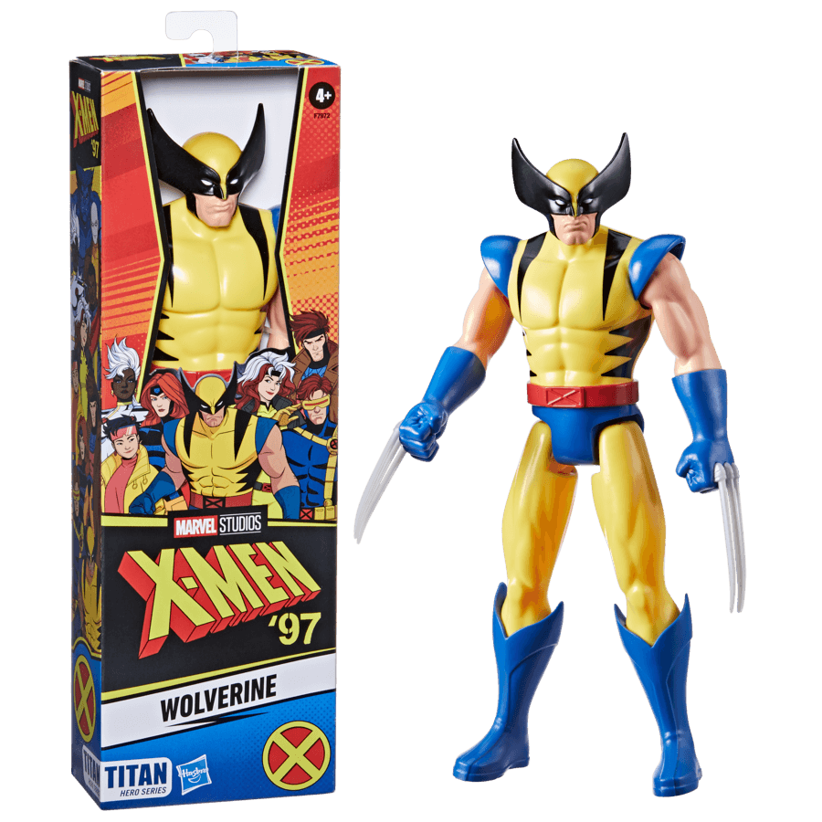 Hasbro marvel x-men, action figure di wolverine da 28,5 cm, giocattoli super hero, dai 4 anni in su - Avengers, MARVEL