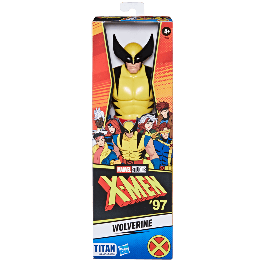 Hasbro marvel x-men, action figure di wolverine da 28,5 cm, giocattoli super hero, dai 4 anni in su - Avengers, MARVEL
