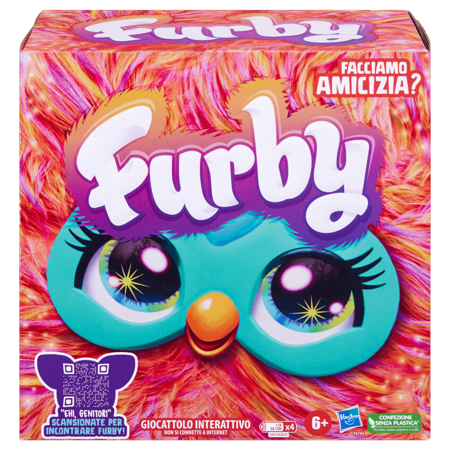 Furby corallo, giocattoli di peluche interattivi per bambini e bambine dai 6 anni in su - FURBY