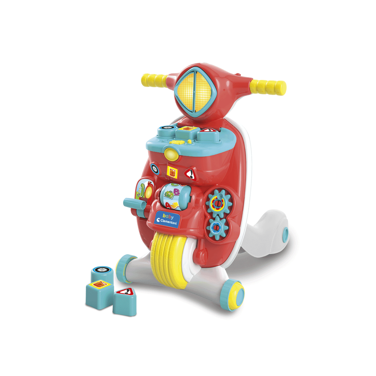 Clementoni - valentino scooterino primi passi 2 in 1, 17853 - BABY CLEMENTONI