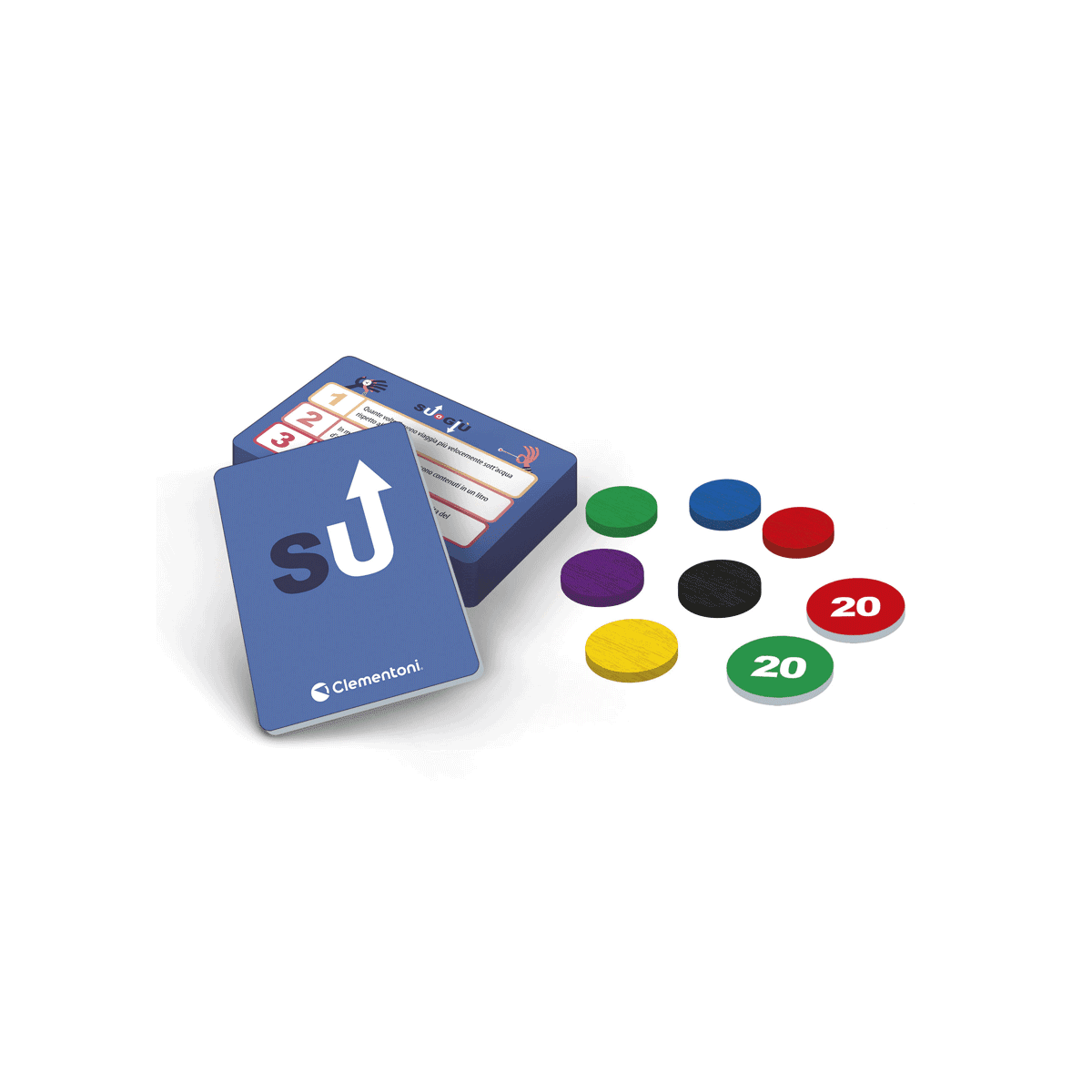 Clementoni - su o giù, quale sarà il numero giusto?  - gioco da tavolo adulti - CLEMENTONI