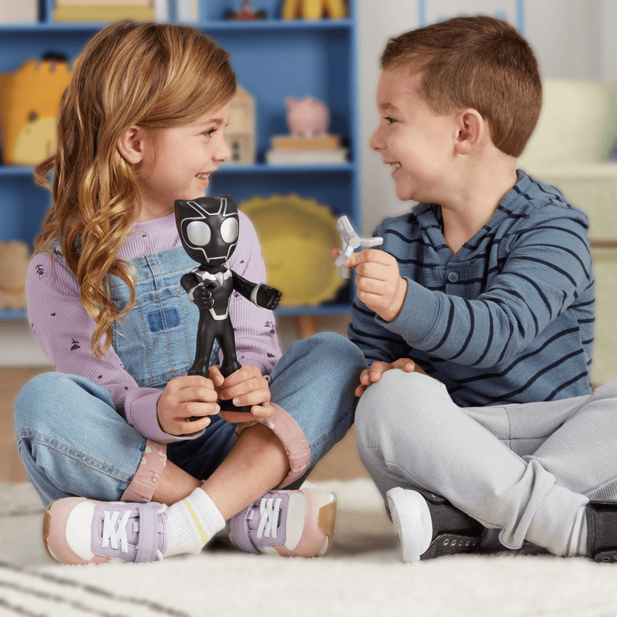 Hasbro marvel spidey e i suoi fantastici amici - action figure di supersized black panther, giocattoli di supereroi per età prescolare - SPIDEY, MARVEL