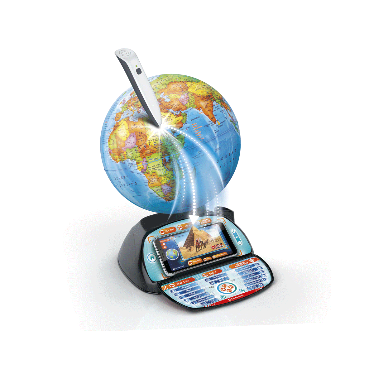 Clementoni - sapientino più - esploramondo real time - CLEMENTONI, SAPIENTINO