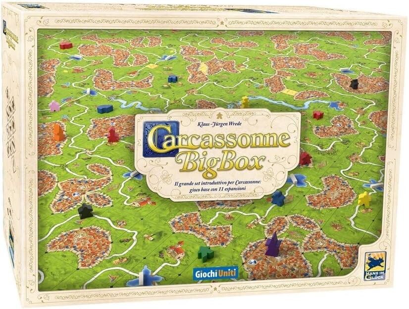 Carcassonne big box - 2022, 2-6 giocatori, 7+ anni, un classico intramontabile - 