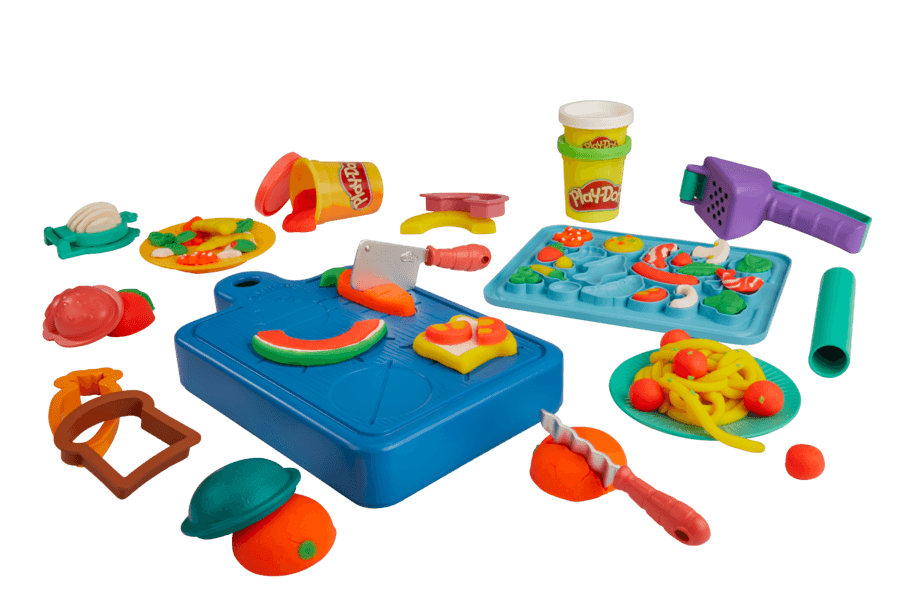 Play-doh, il mio primo set da chef, con 14 accessori finti da cucina, giocattoli per bambini e bambine - PLAY-DOH
