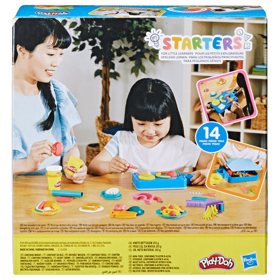 Play-doh, il mio primo set da chef, con 14 accessori finti da cucina, giocattoli per bambini e bambine - PLAY-DOH