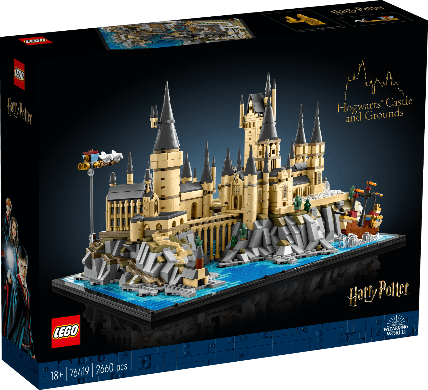 Lego harry potter 76419 castello e parco di hogwarts, grande set con torre dell'astronomia, sala grande e camera dei segreti - LEGO® Harry Potter™, Lego