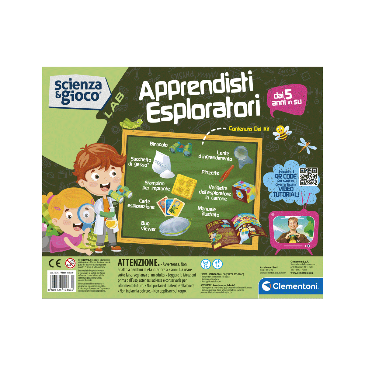 Clementoni - scienza e gioco lab - apprendisti esploratori - CLEMENTONI, Scienza e Gioco