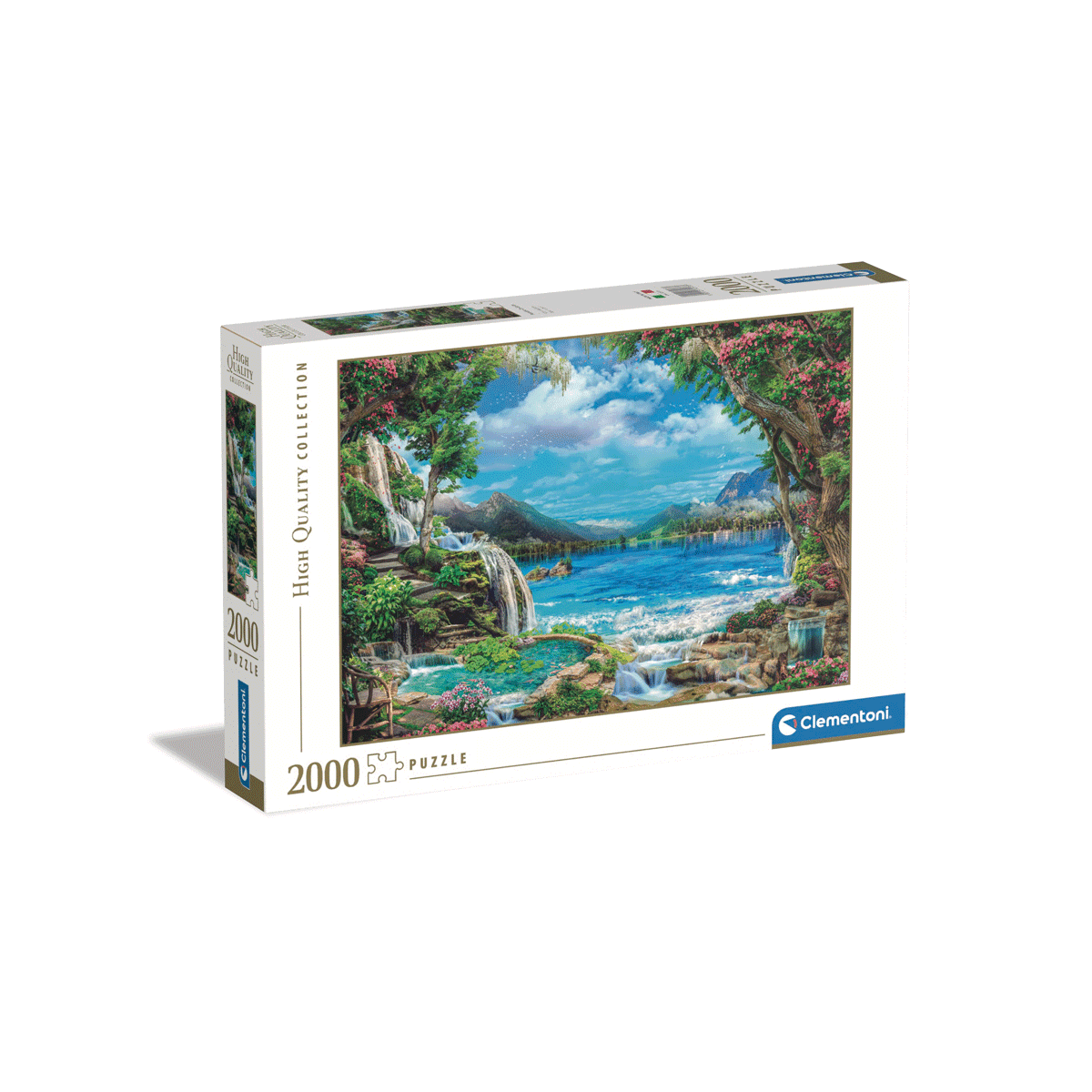 Clementoni puzzle high quality collection - paradise on earth - 2000 pezzi, puzzle adulti - CLEMENTONI