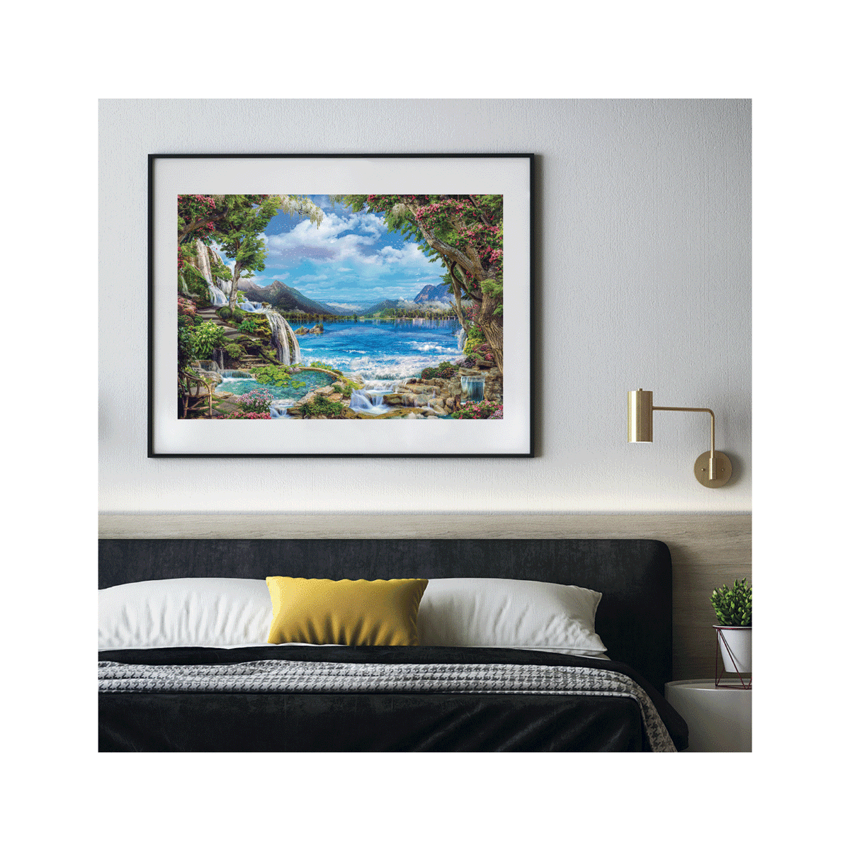 Clementoni puzzle high quality collection - paradise on earth - 2000 pezzi, puzzle adulti - CLEMENTONI