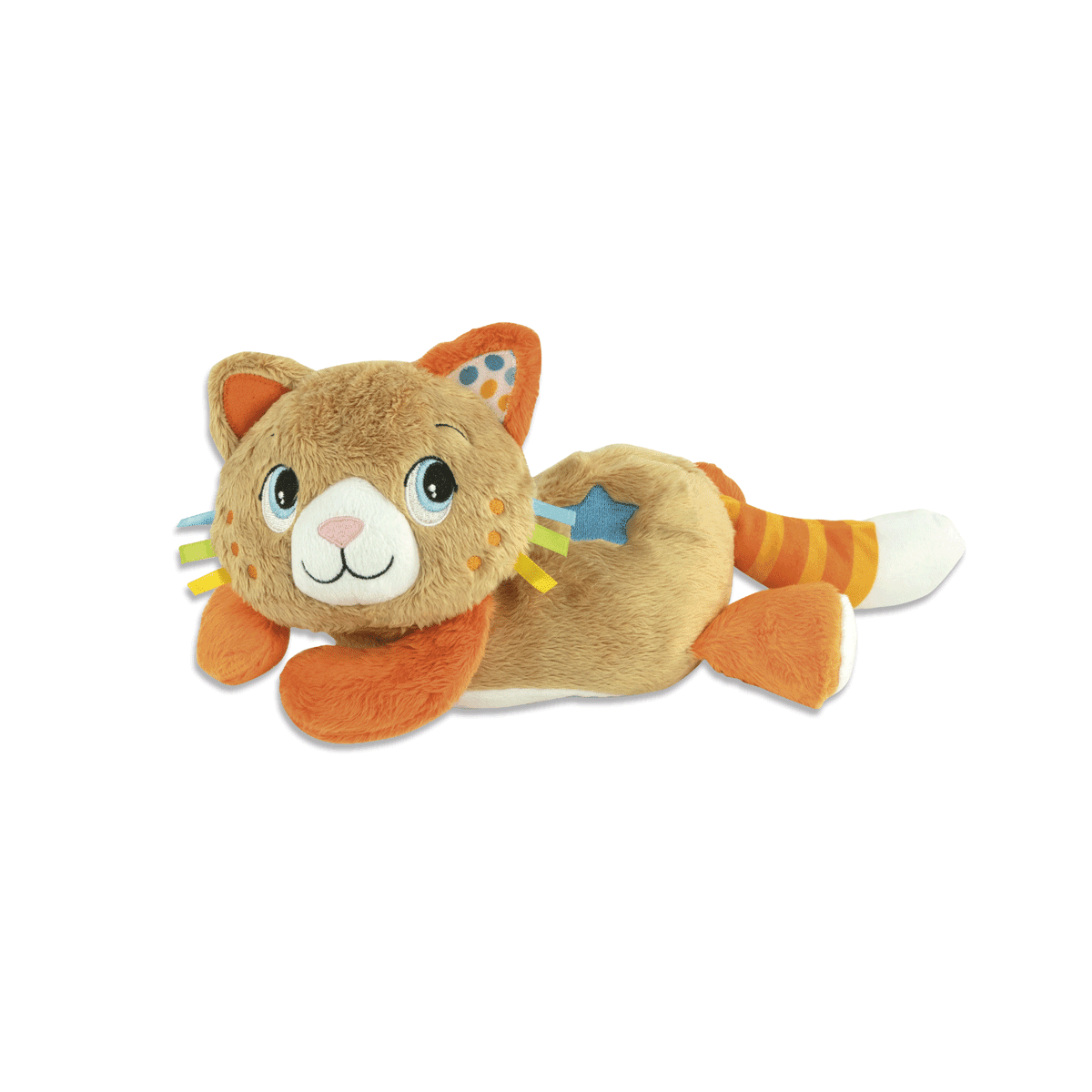 Clementoni - roby ron ron, peluche interattivo con vibrazione, melodie e suoni - BABY CLEMENTONI