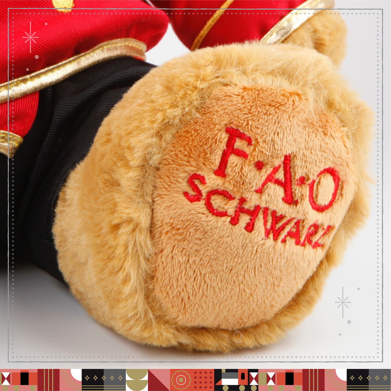 Orso soldato di peluche 160° anniversario 30 cm - FAO Schwarz