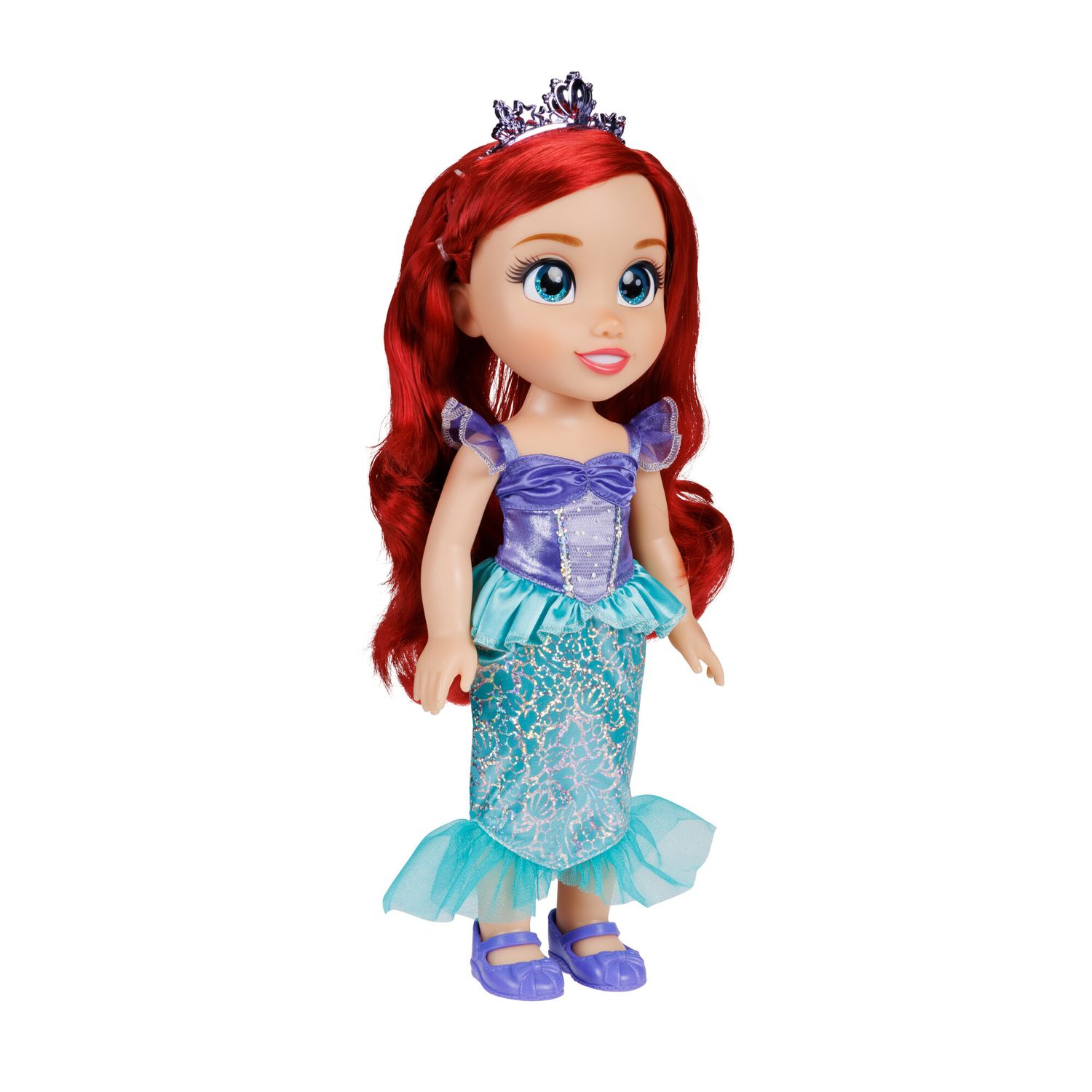Disney princess bambola da 38 cm di ariel con occhi scintillanti! - DISNEY PRINCESS