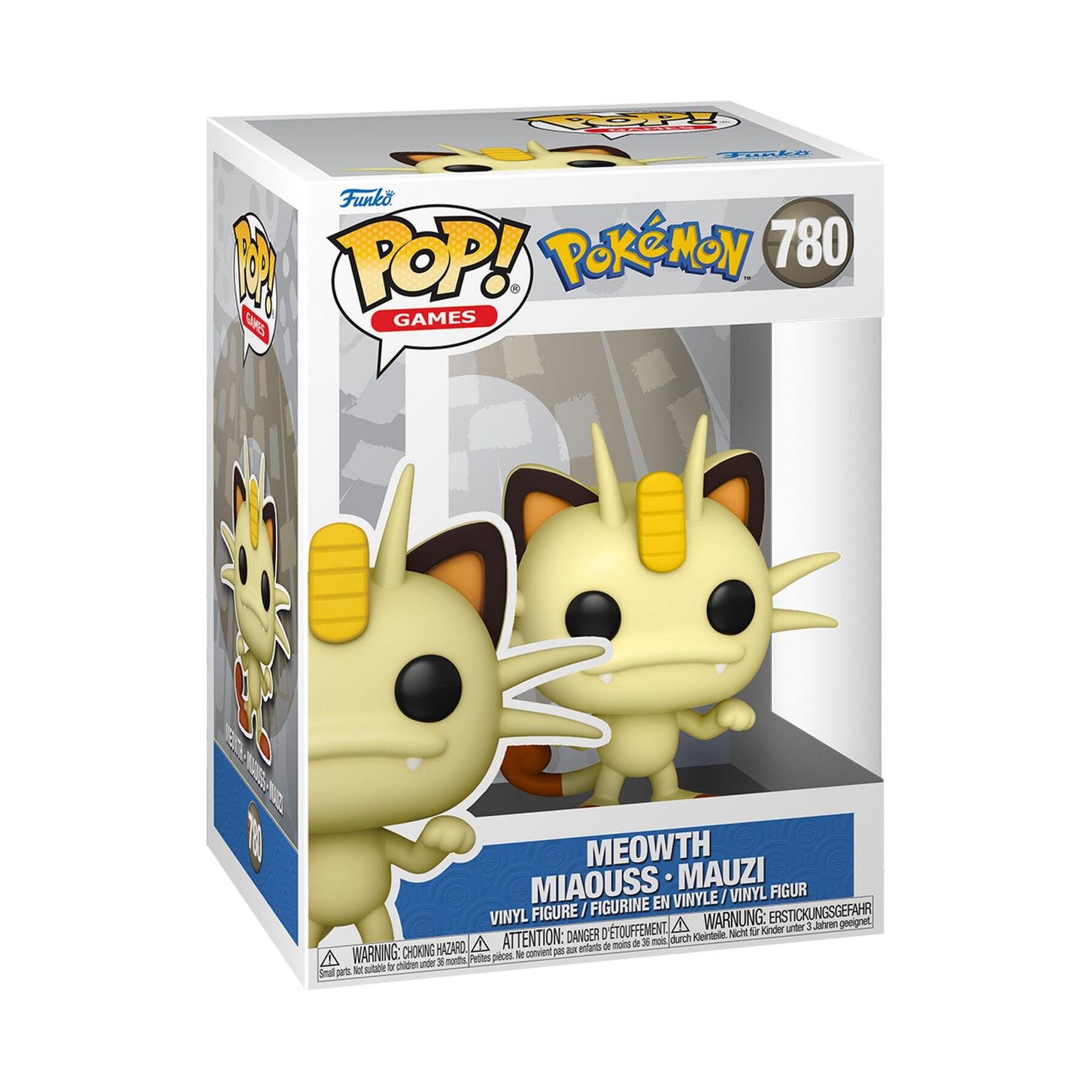 Pop games: pokemon- meowth(emea) - FUNKO POP!, POKEMON