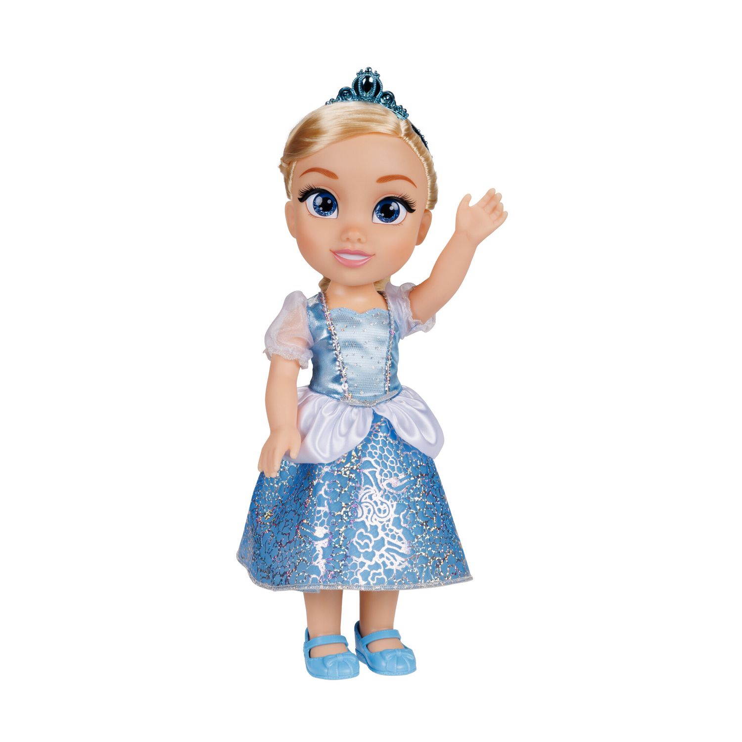 Disney princess bambola da 38 cm di cenerentola con occhi scintillanti! - DISNEY PRINCESS, Disney