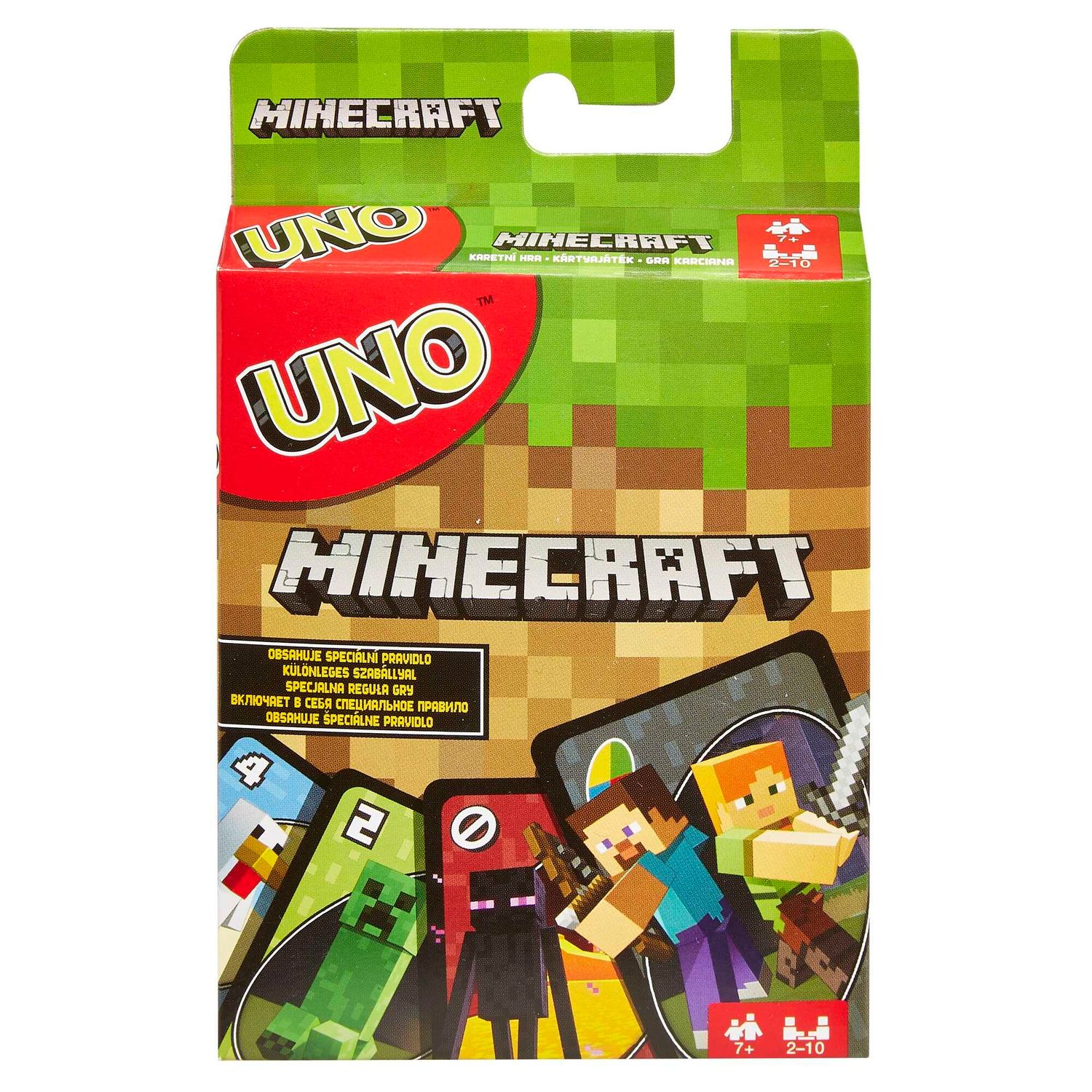 Uno minecraft, l'iconico gioco di carte nella versione ispirata la videogioco - UNO