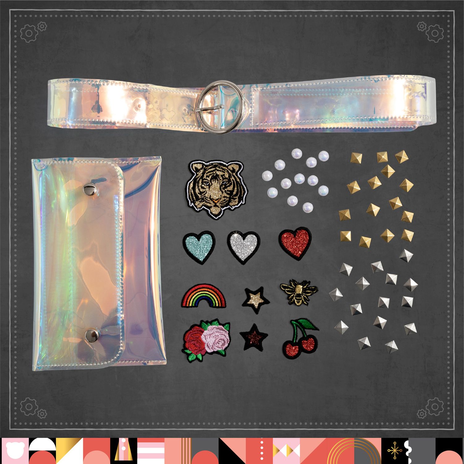 Borsa a tracolla decorabile fai da te - FAO Schwarz