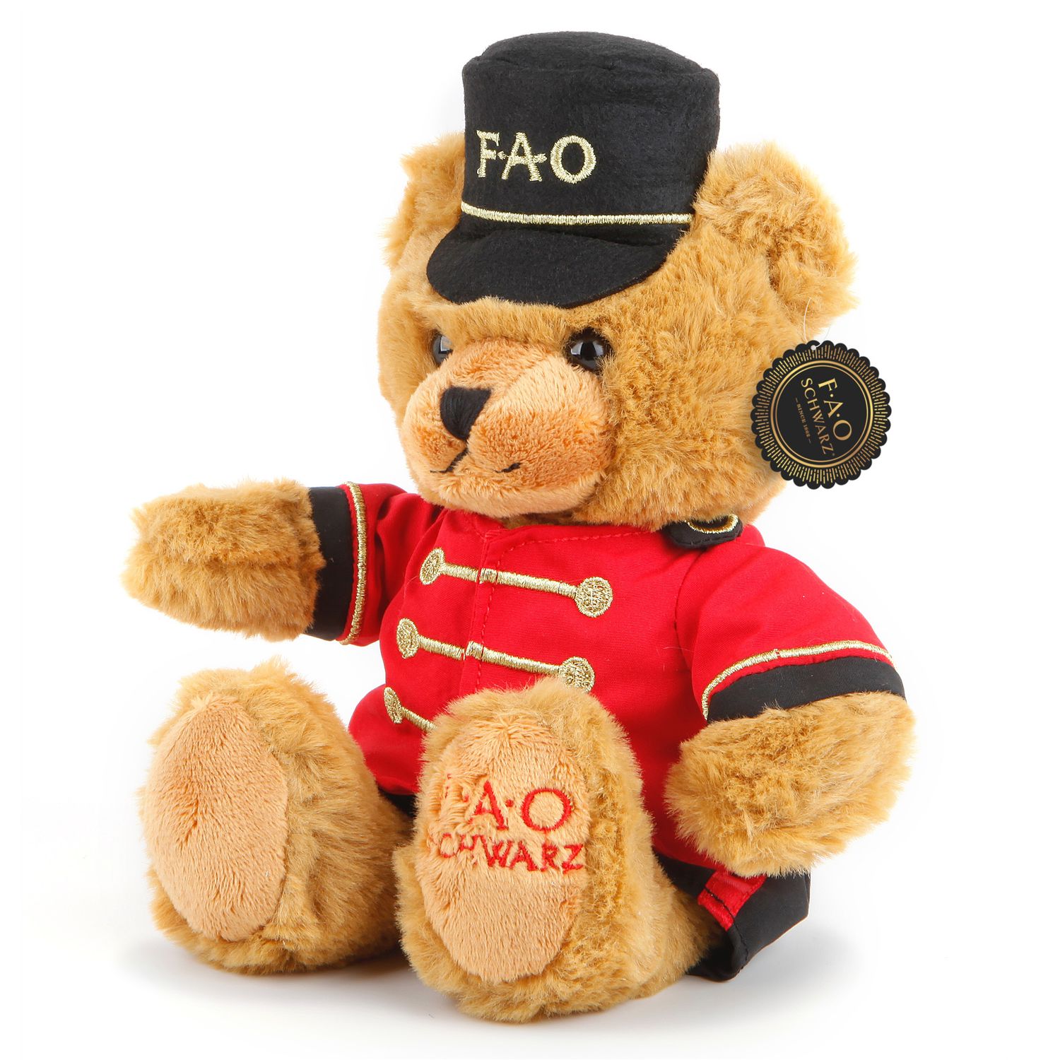 Orsetto di peluche con uniforme nella mini bag - FAO Schwarz