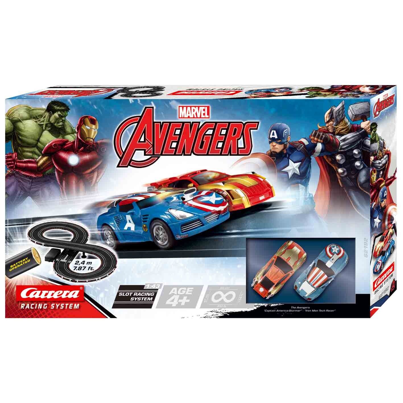 Marvel "the avengers" pista carrera battery operated racing system - CARRERA