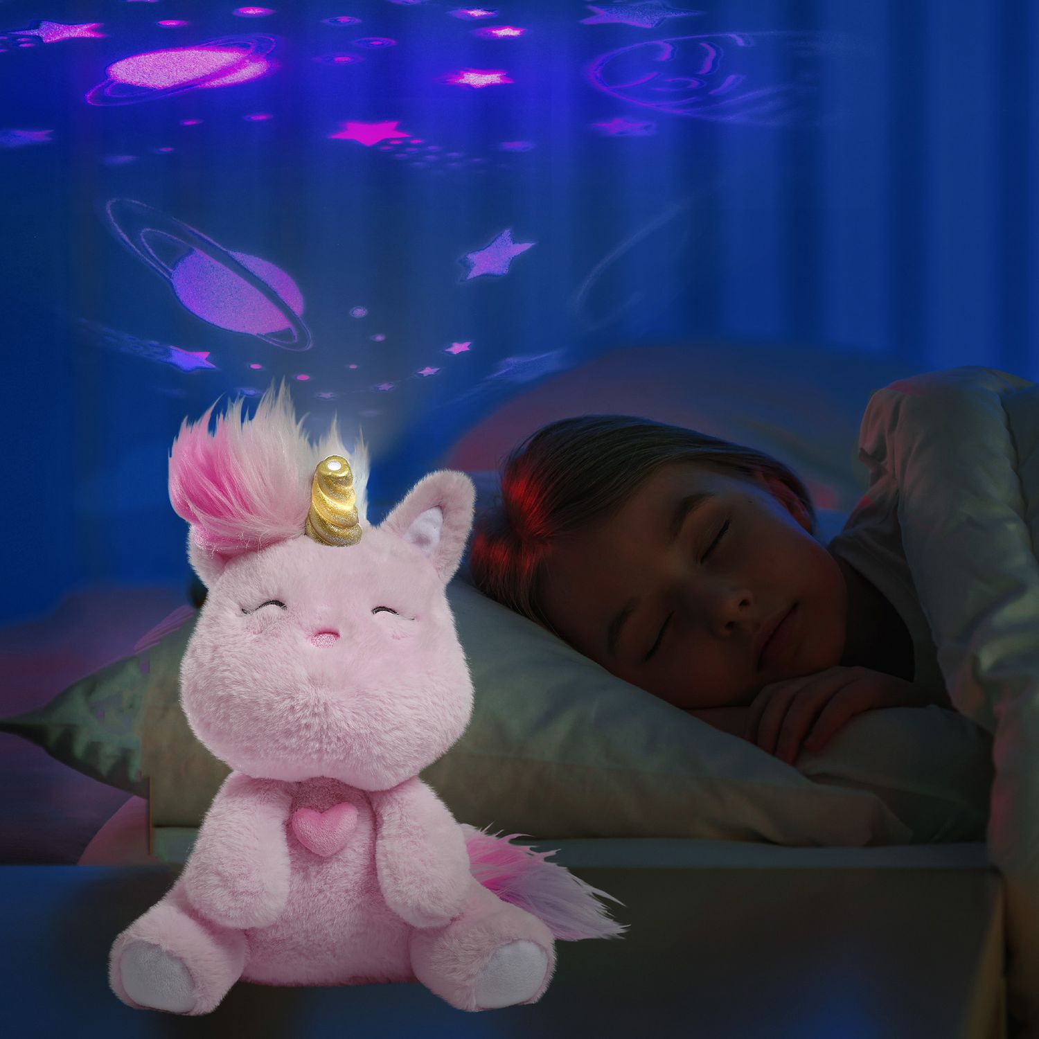 Gatto-unicordo peluche con luci led e suoni - FAO Schwarz