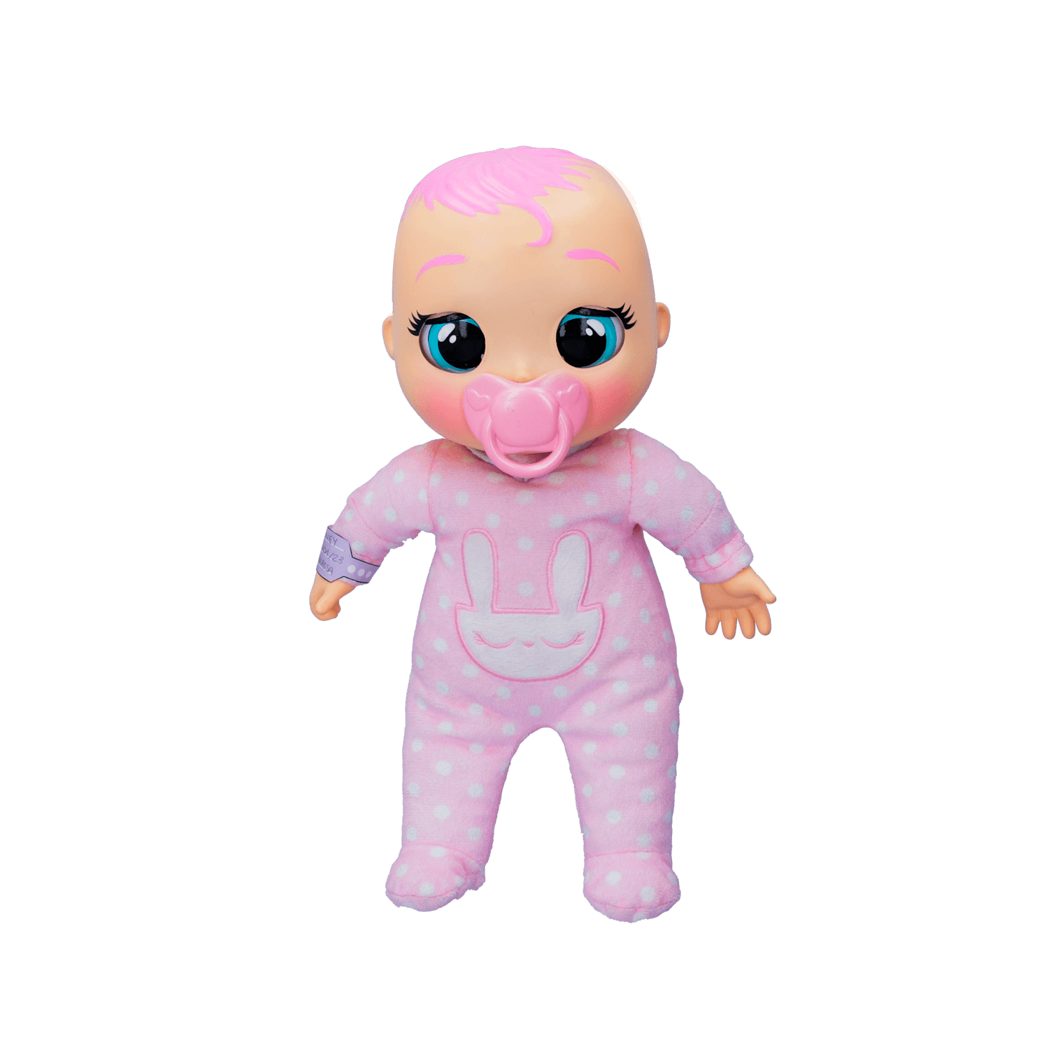 Cry babies newborn coney, bambola interattiva di una vera neonata, mangia, piange e si calma e ride solo con te, grazie al braccialetto elettronico - CRY BABIES