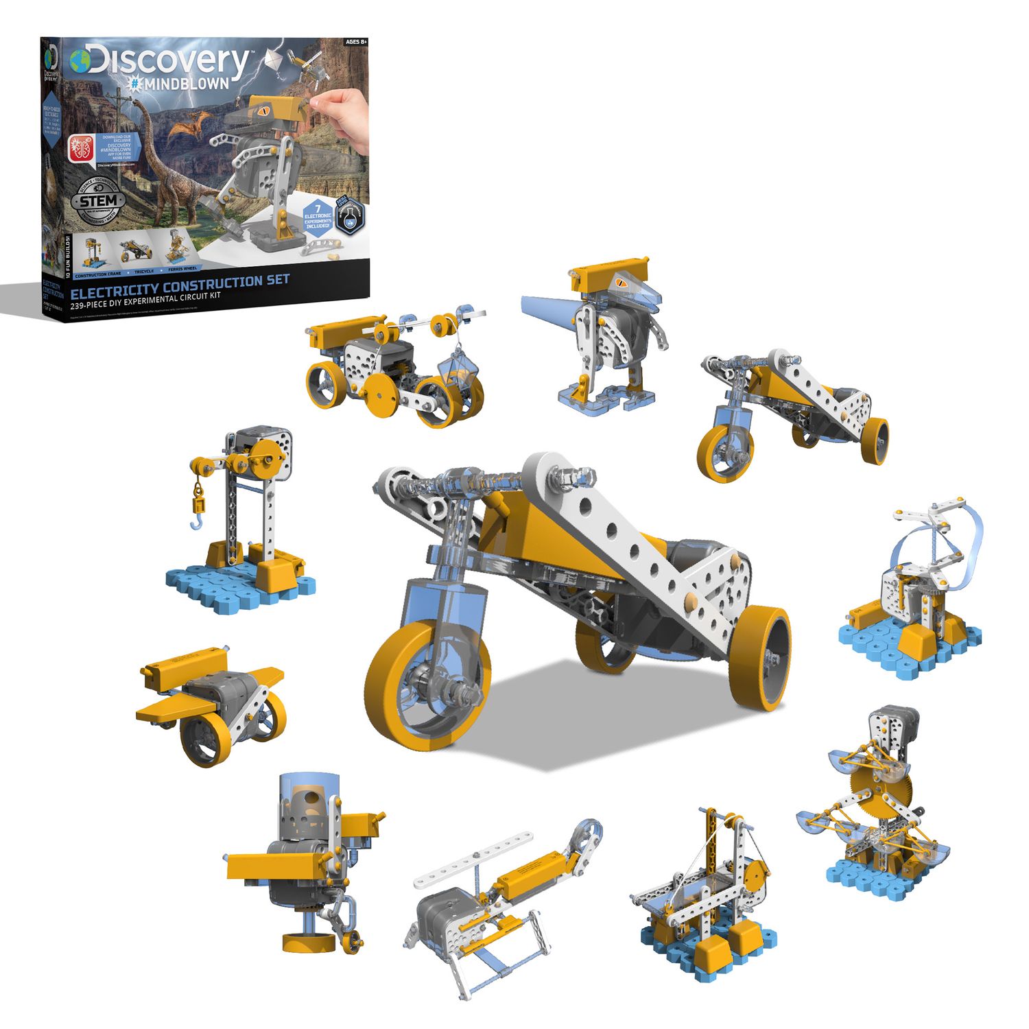 Set costruzioni elettriche fai da te - Discovery Mindblown