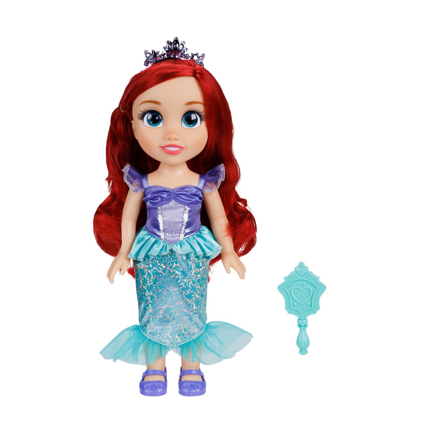 Disney princess bambola da 38 cm di ariel con occhi scintillanti! - DISNEY PRINCESS