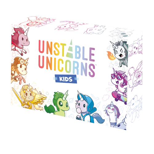 Asmodee - unstable unicorns kids, gioco da tavolo, 2-6 giocatori, da 6 anni in su - ASMODEE
