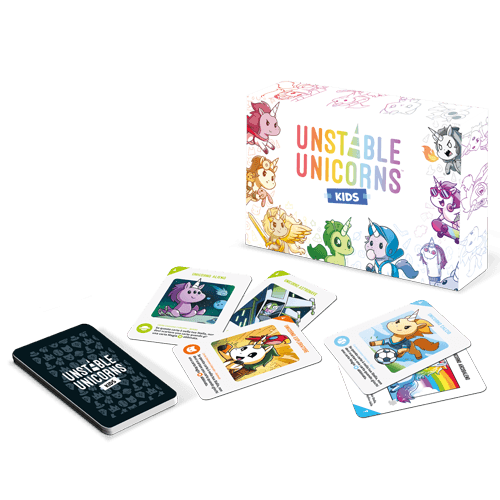 Asmodee - unstable unicorns kids, gioco da tavolo, 2-6 giocatori, da 6 anni in su - ASMODEE