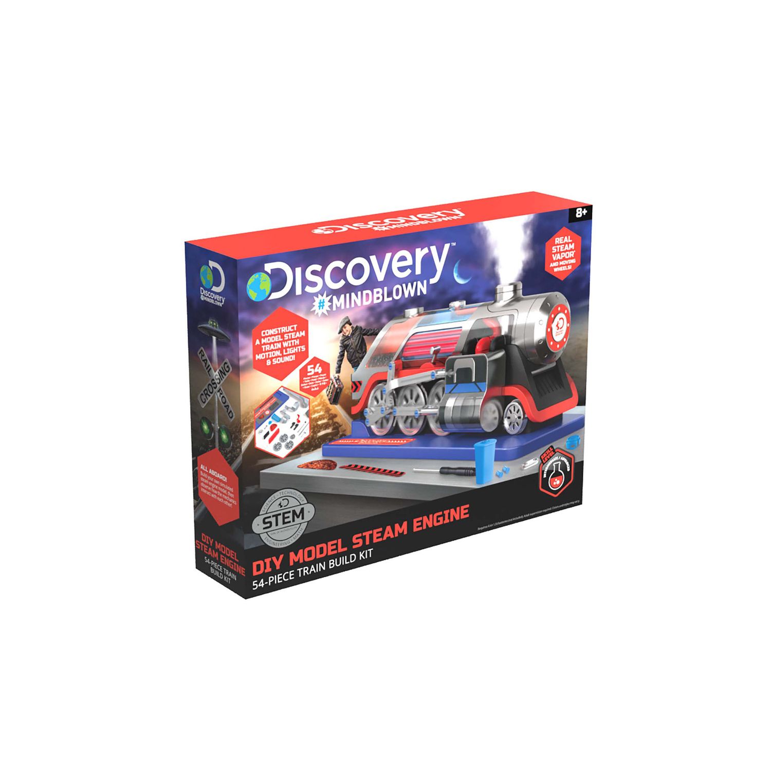 Treno a vapore da costruire fai da te - Discovery Mindblown