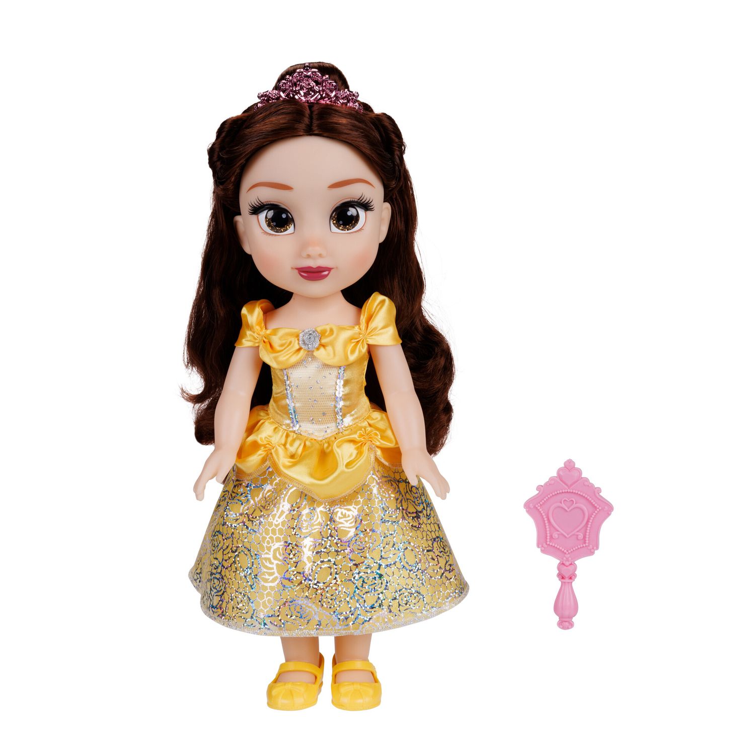 Disney princess bambola da 38 cm di belle con occhi scintillanti! - DISNEY PRINCESS, Disney