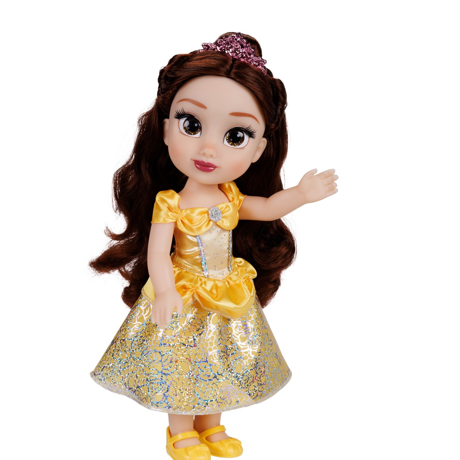 Disney princess bambola da 38 cm di belle con occhi scintillanti! - DISNEY PRINCESS, Disney