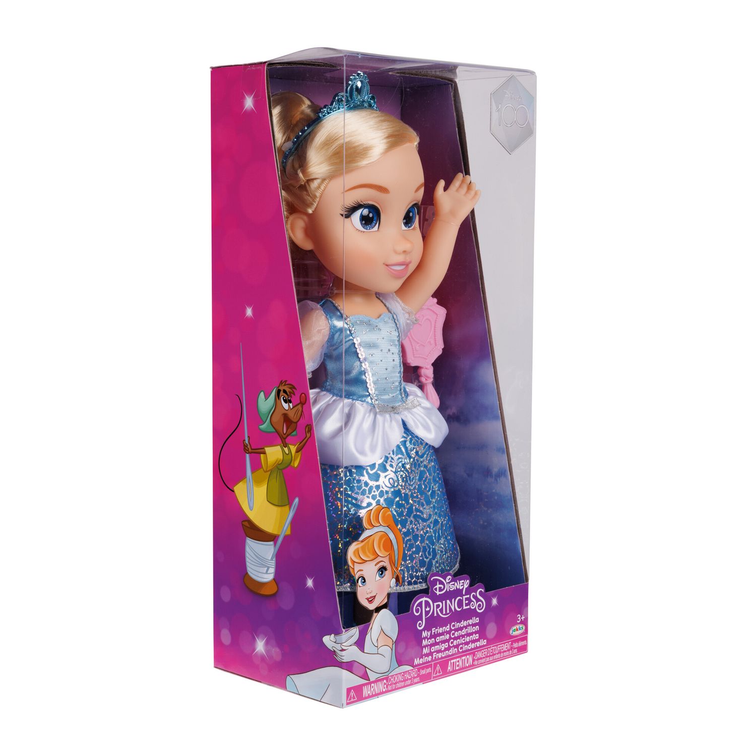 Disney princess bambola da 38 cm di cenerentola con occhi scintillanti! - DISNEY PRINCESS, Disney