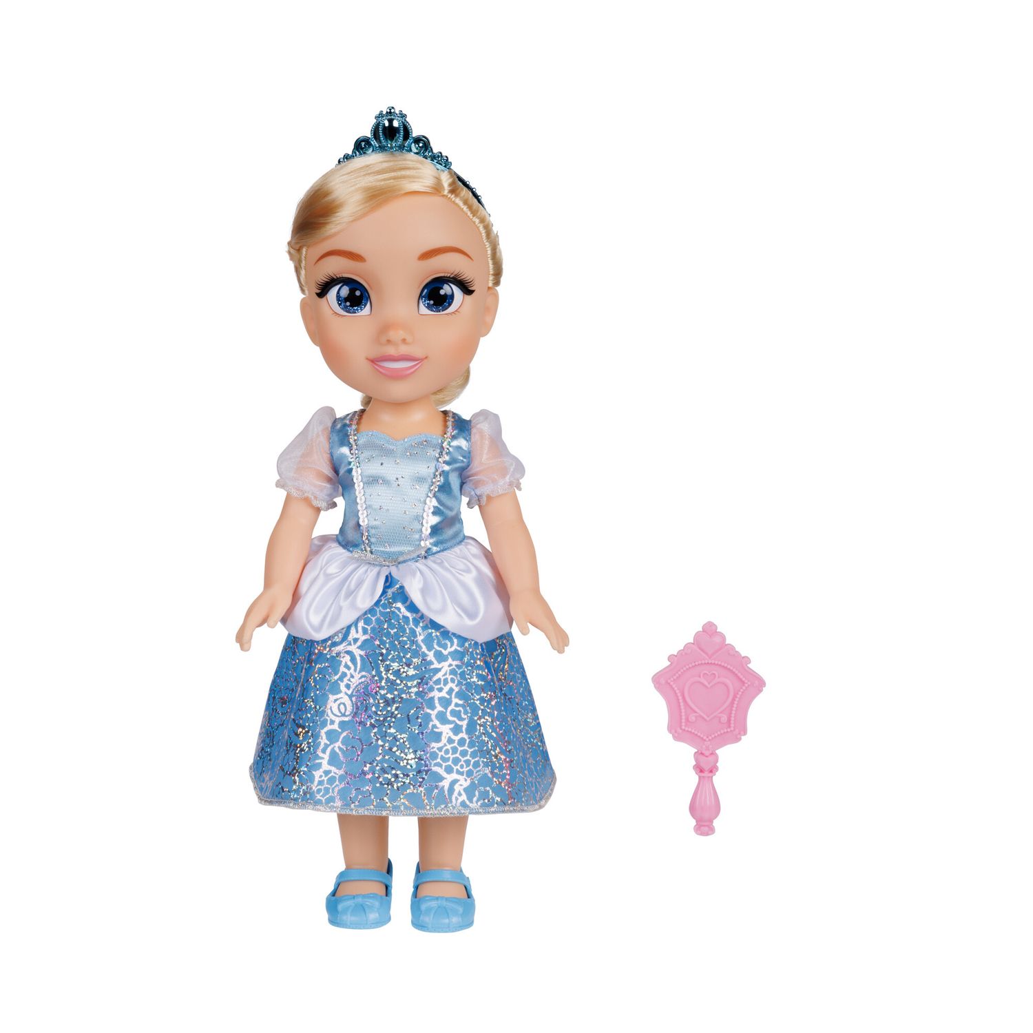 Disney princess bambola da 38 cm di cenerentola con occhi scintillanti! - DISNEY PRINCESS, Disney