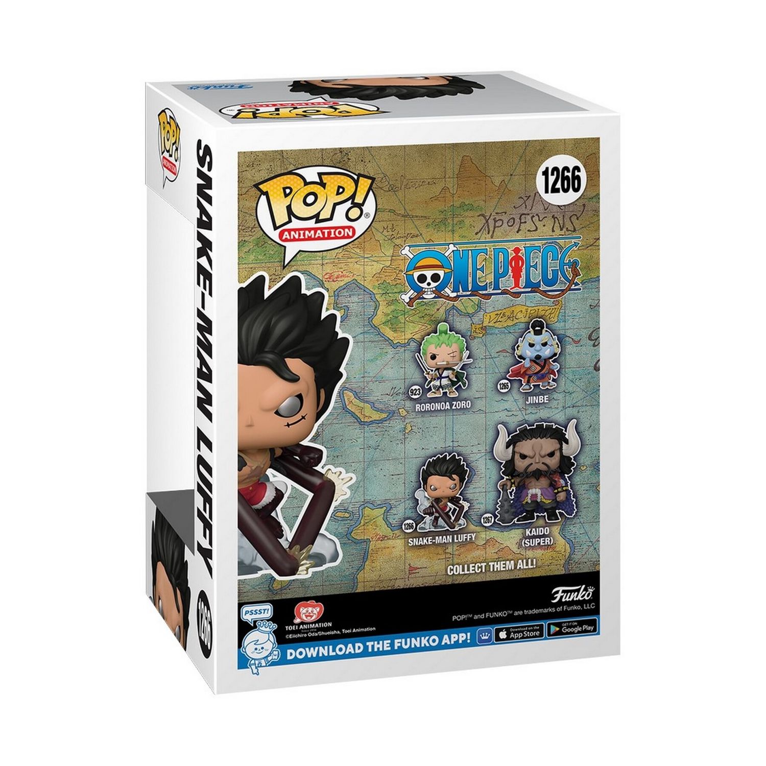 Pop animation: one piece- snake-man luffy - FUNKO POP!, ONE PIECE