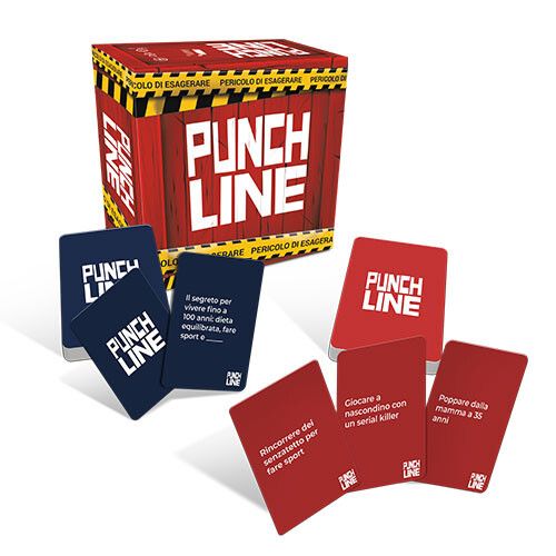 Asmodee - punchline, gioco da tavolo per adulti, 3+ giocatori, da 18 anni in su - ASMODEE