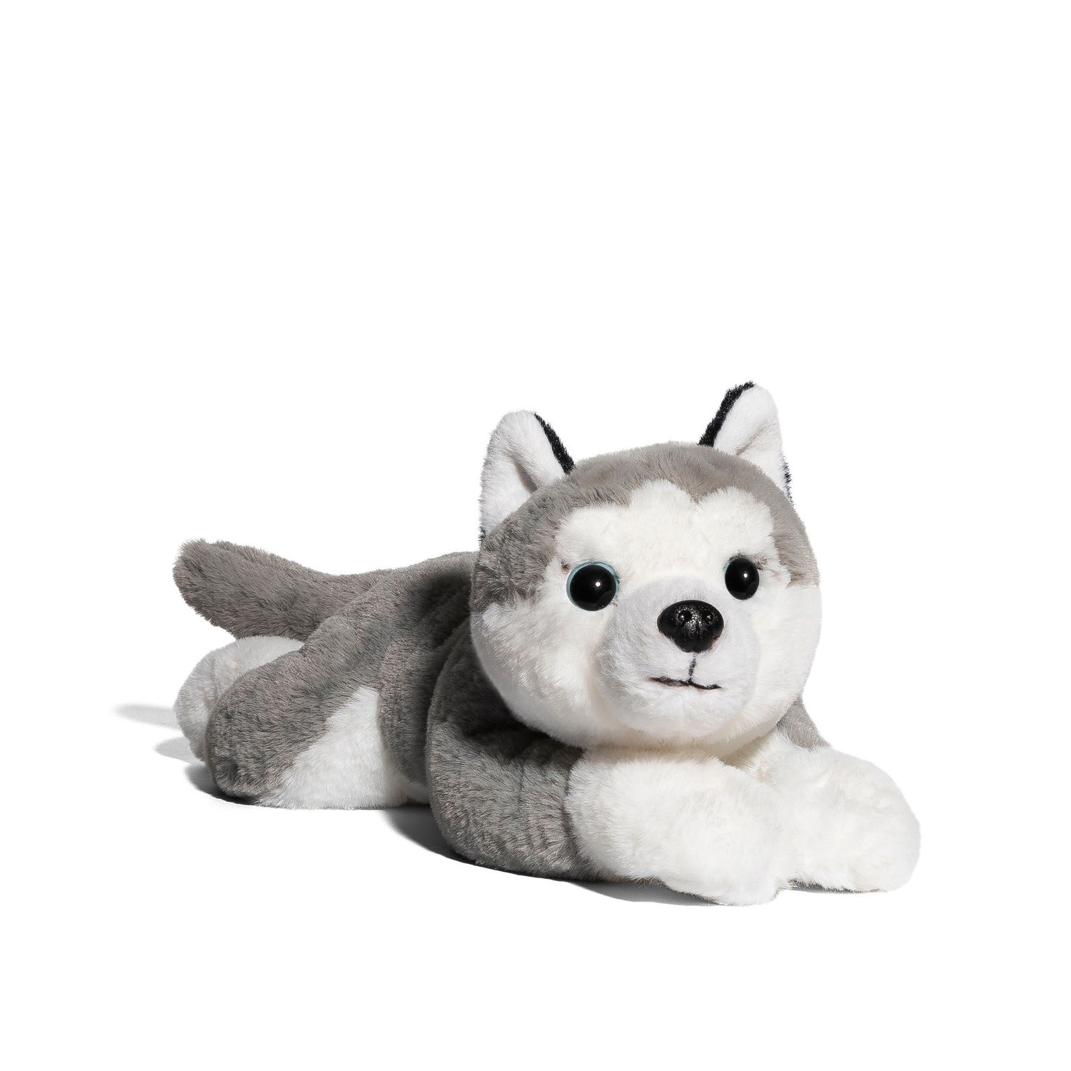 Peluche husky sdraiato lungo 38 cm - FAO Schwarz