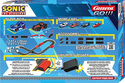 Carrera go!!! battery operated - sonic the hedgehog - CARRERA, Sonic