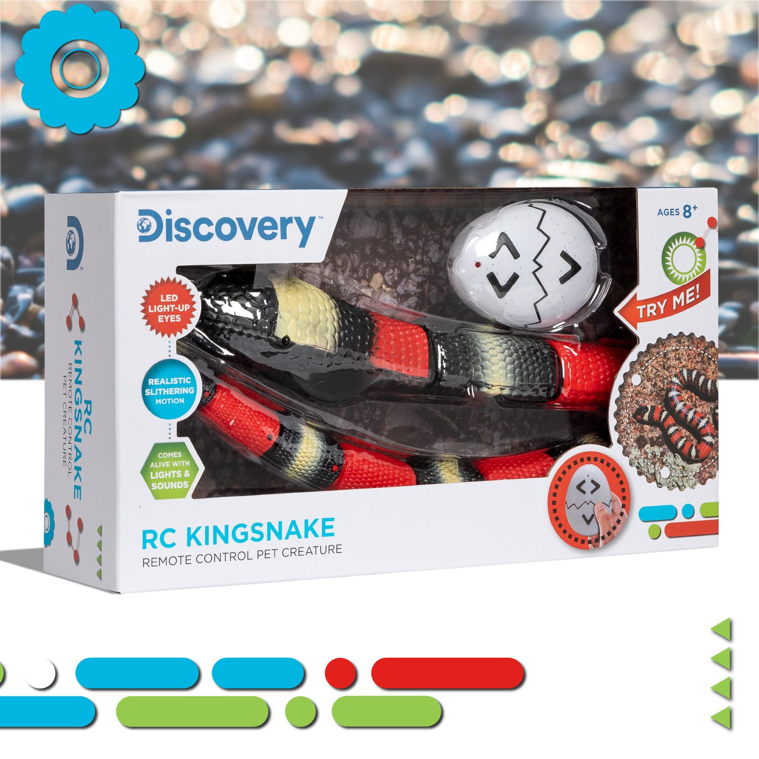 Serpente radiocomandato con suoni realistici - Discovery Toys
