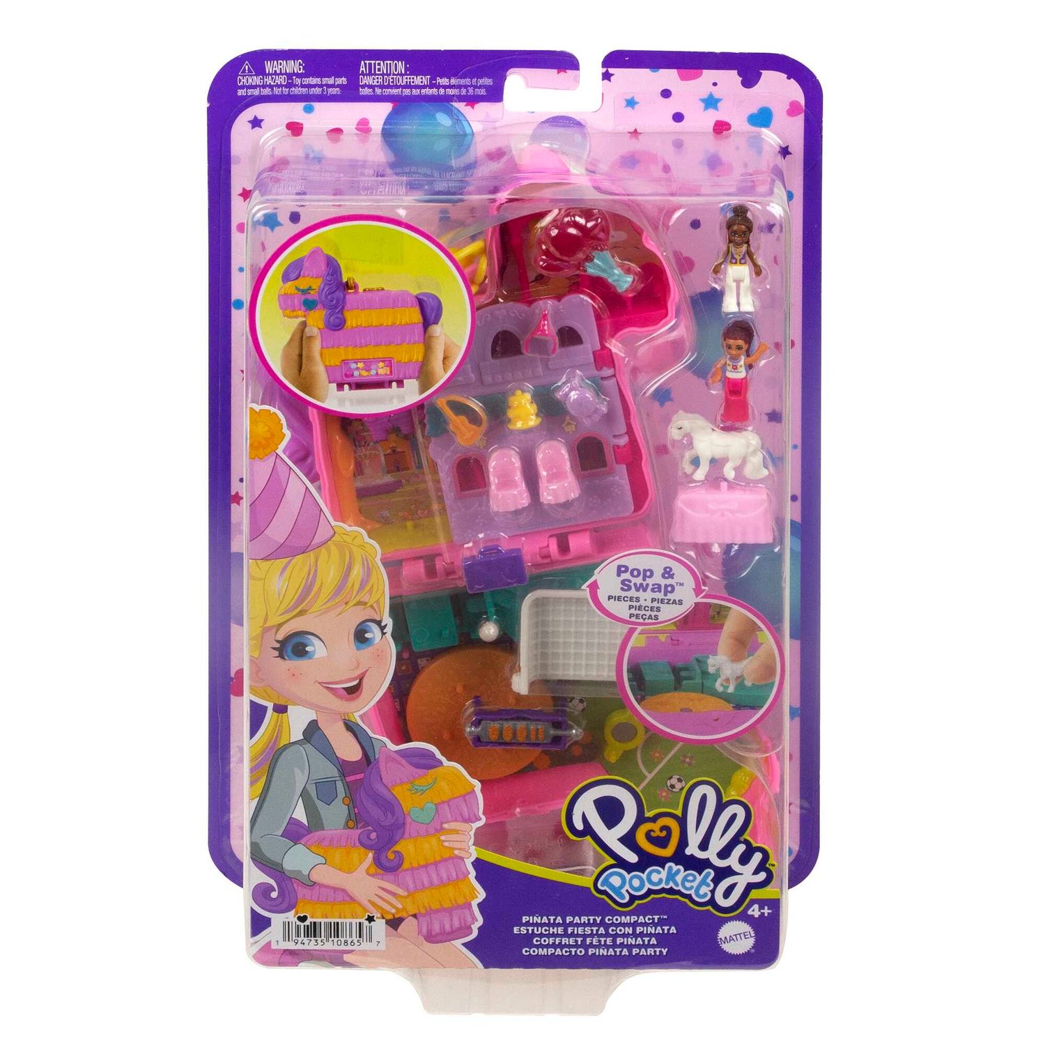 Polly pocket cofanetto playset festa con la piñata - Polly Pocket