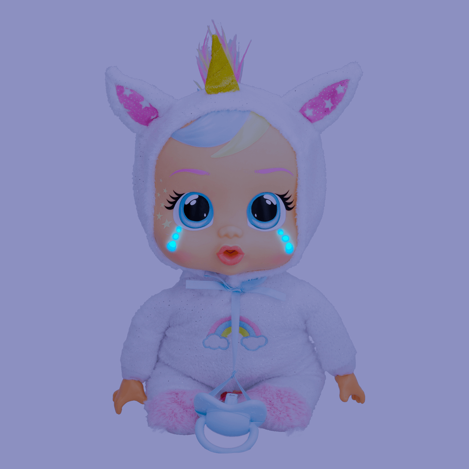Cry babies goodnight dreamy, bambola per la nanna, piange lacrime luminose e suona dolci ninna nanne - CRY BABIES