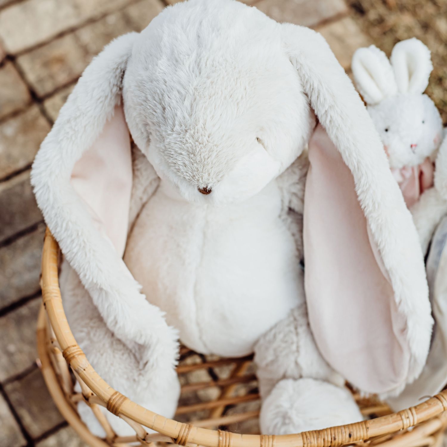 Peluche big nibble cream bunny 50 cm - Bunnies By The Bay