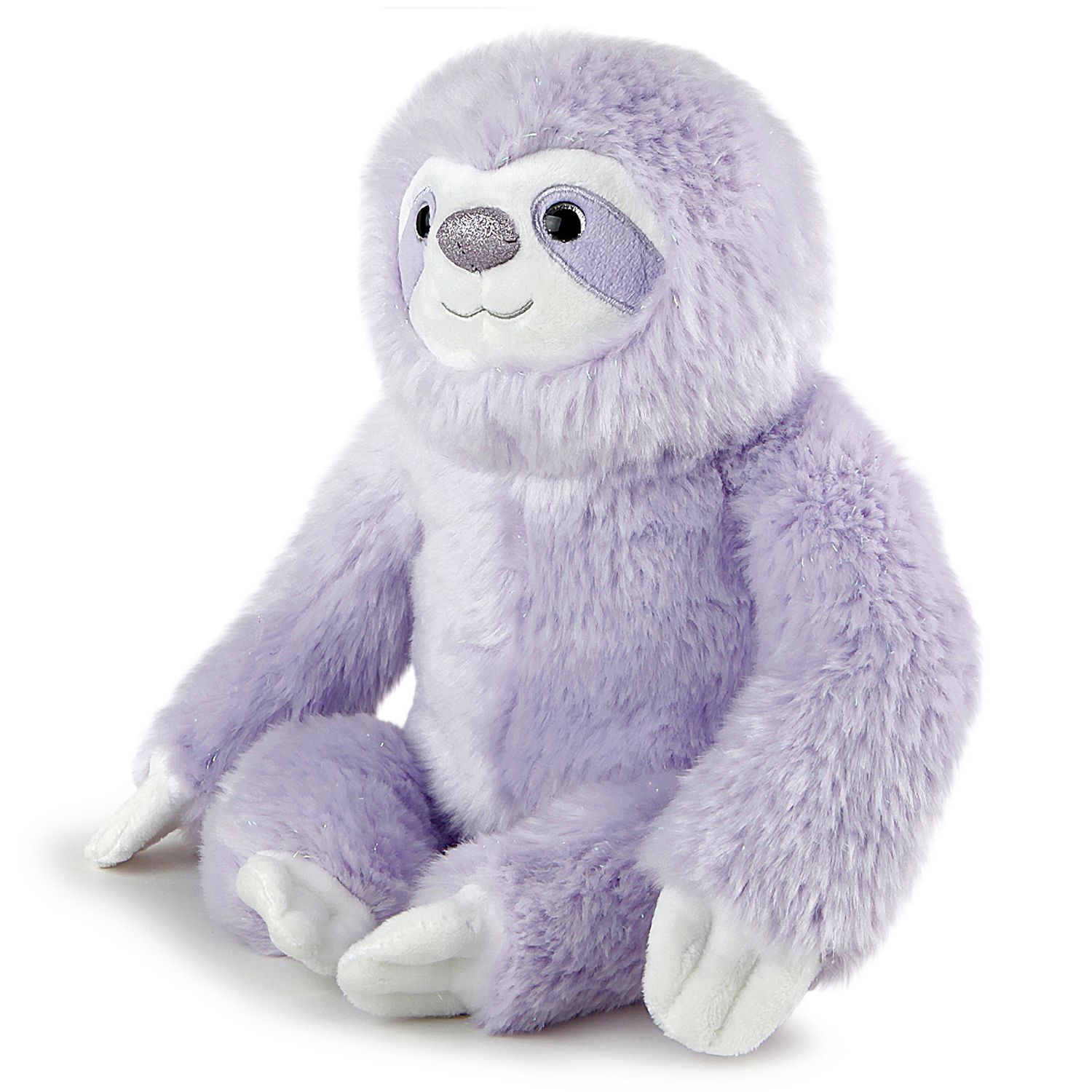 Bradipo di peluche con pelliccia glitter 25 cm - FAO Schwarz